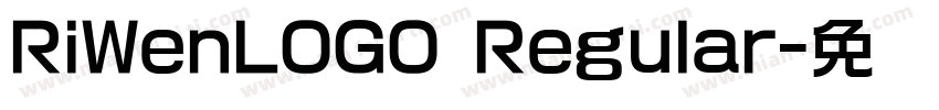 RiWenLOGO Regular字体转换